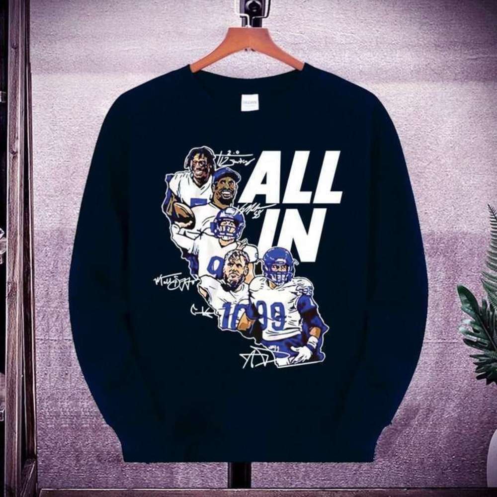 All In Stafford Kupp Von Miller Football Retro Team Graphic Unisex Sweatshirt